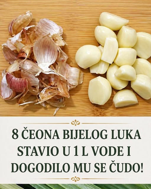 Mu Se 8 ČEONA BIJELOG LUKA STAVIO U 1 L VODE I DOGODILO MU SE ČUDO!